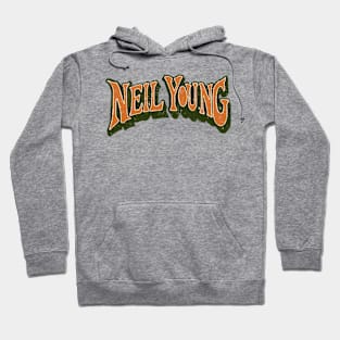 Neil Young - Typography Hoodie